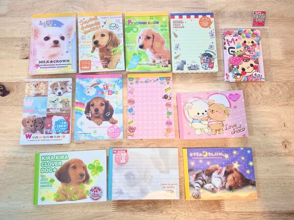 平成レトロ メモ帳 犬 わんこ メモ Y2K