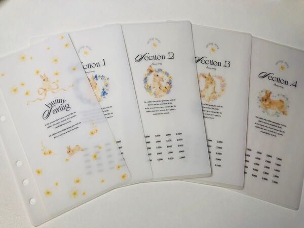 26 バニーセービング 貯金リフィル A6