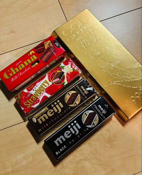 【未開封】チョコレートアソート 詰め合わせ5点盛り 明治 ロッテ