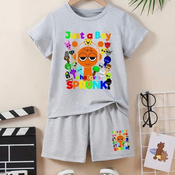 スプランキー SPRUNKI Tシャツ 半袖 短パン 子供服 キッズ 上下セット