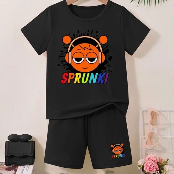 スプランキー SPRUNKI Tシャツ 半袖 短パン 子供服 キッズ 上下セット
