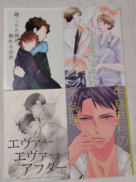 ハイキュー 同人誌 牛及 4冊セット