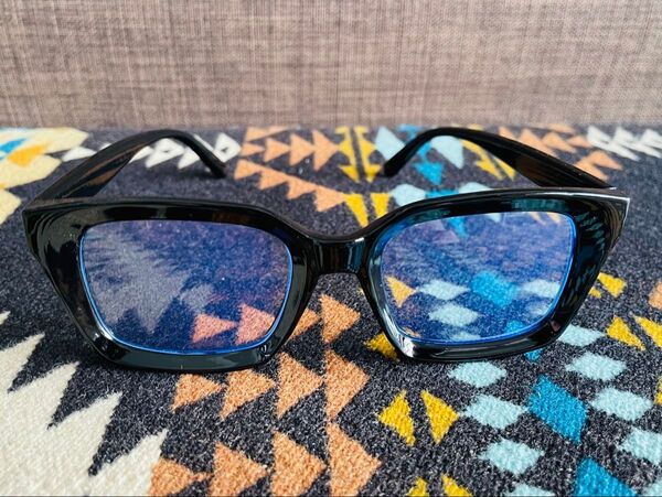 レトロ リーディンググラス おしゃれ 老眼鏡 Black 度数 1.0