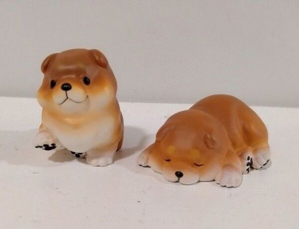 ぽちゃ犬 POCHA KEN ガチャガチャ カプセルトイ 柴犬 赤柴 2個セット