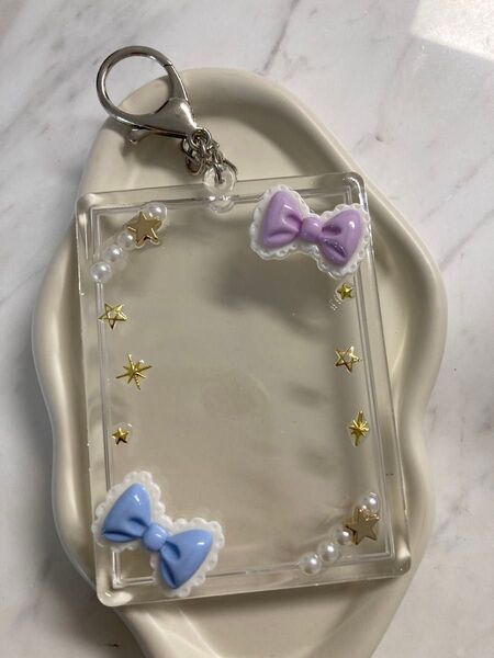 B品 ハンドメイド トレカキーホルダー フォトインキーホルダー