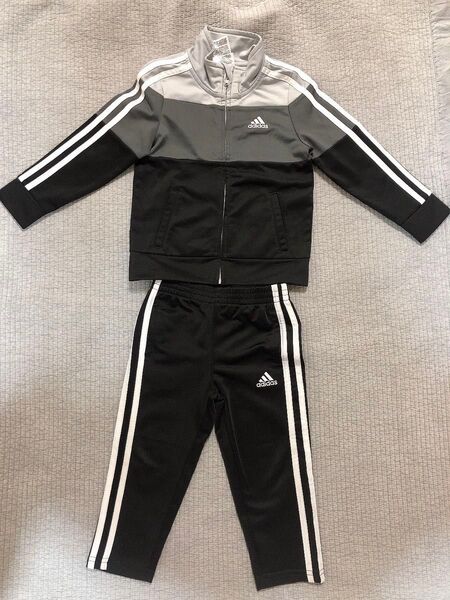 adidas ベビー子供 キッズジャージ トラックジャケット 上下セット