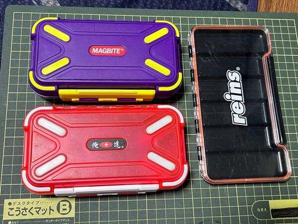 マグバイト&俺達&レインズ 防水コンテナ 防水ボックスセット タックルケース ダウザー マグタンク