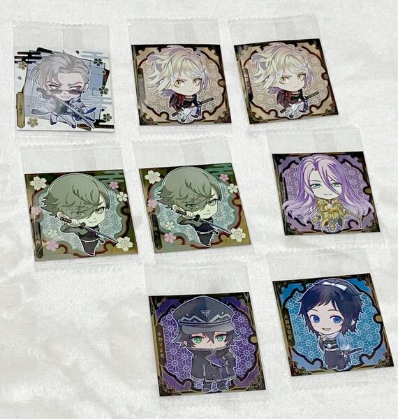 ★無言取引不可★ 刀剣乱舞 ウエハース シール 8枚セット にふぉるめーしょん