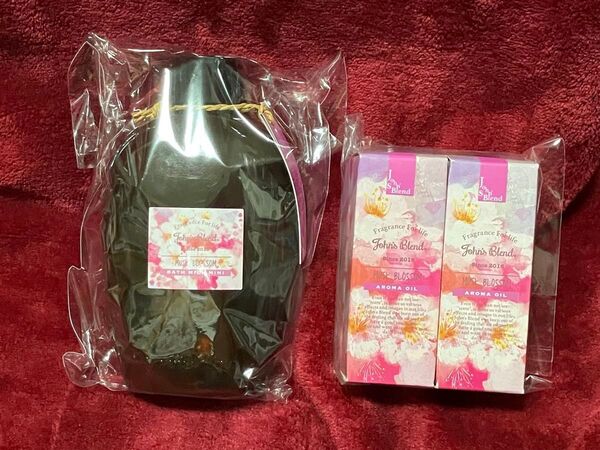 ★無言取引不可★ ジョンズブレンド ムスクブロッサム アロマオイル×2 + バスミルク セット