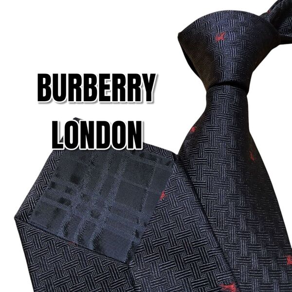 BURBERRY LONDON バーバリーロンドン ネイビー系 イタリア製