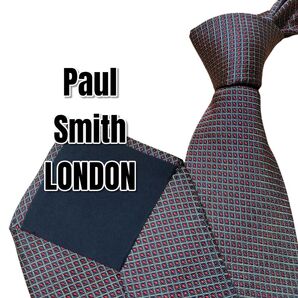 Paul Smith LONDON レッド系 チェック柄
