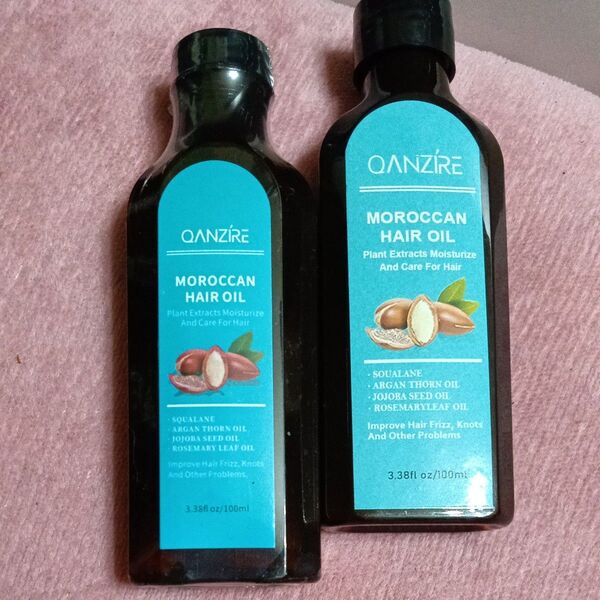 QANZRE モロッカンヘアオイル 100ml 2本セット 新品未使用