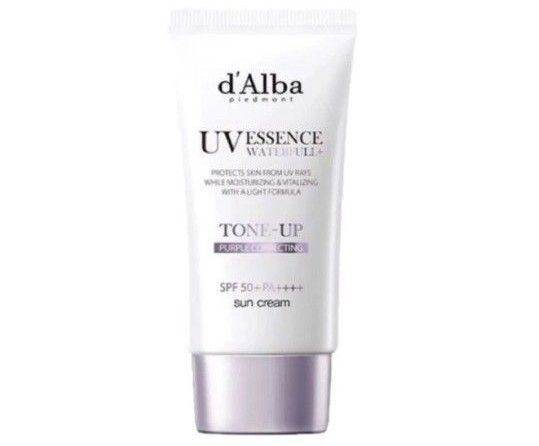 d'Alba UV Essence Waterfull+ Tone-Up sun cream パープル50ミリ 新品未使用