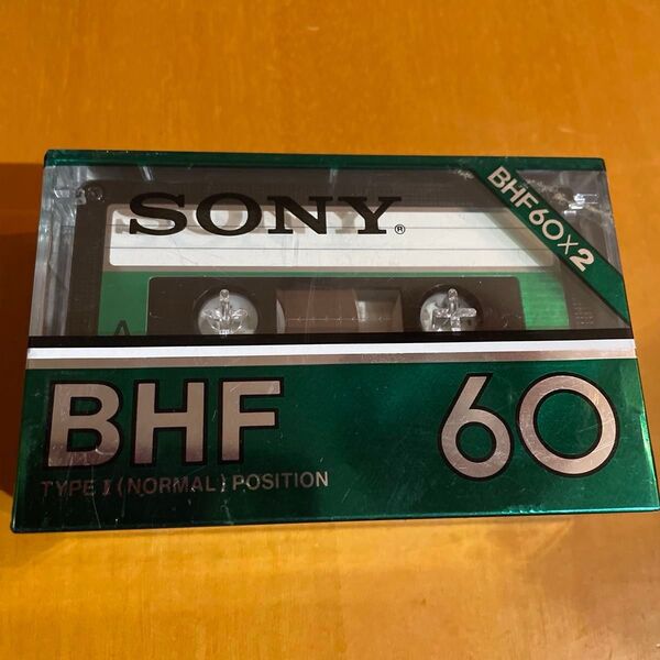 SONY BHF 60分 ノーマルポジション カセットテープ 2本セット 未開封