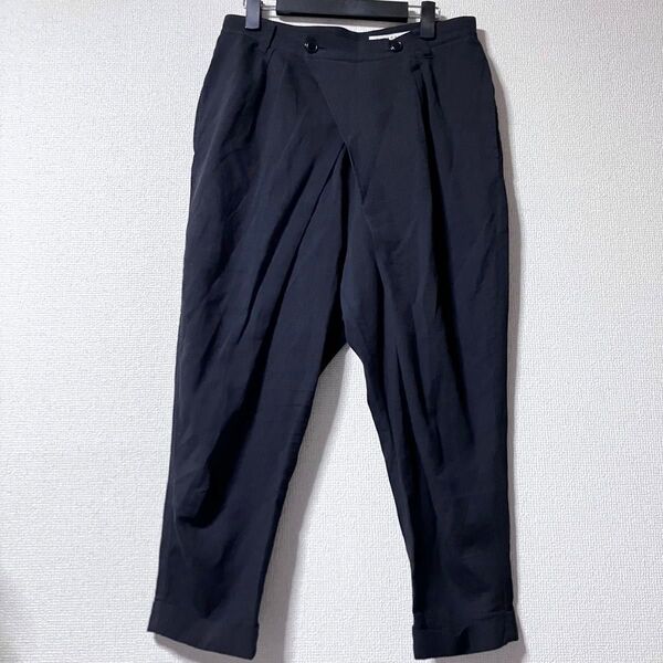sunaokuwahara クロップップドパンツ テイパード パンツ サルエルパンツ コットン
