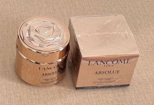 LANCOME アプソリュ ソフトクリーム 60ml レフィル&ローズ型容器セット