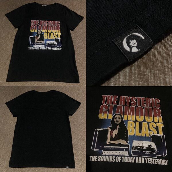 最終値下げ 希少 デザイン 高級 HYSTERIC GLAMOUR ヒステリックグラマー BLAST DJ ヒスガール Tシャツ