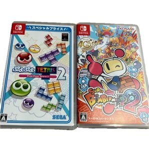 2個セット ぷよぷよテトリス2 スーパーボンバーマンR2 Switch ソフト
