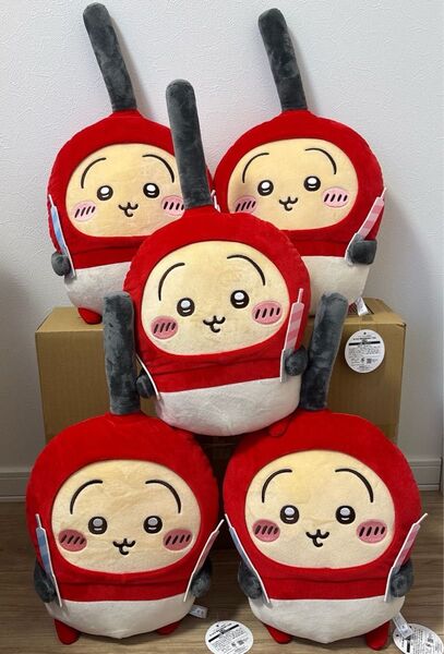 ちいかわ 誕生日BIGぬいぐるみ うさぎ チャッカマン 5個セット