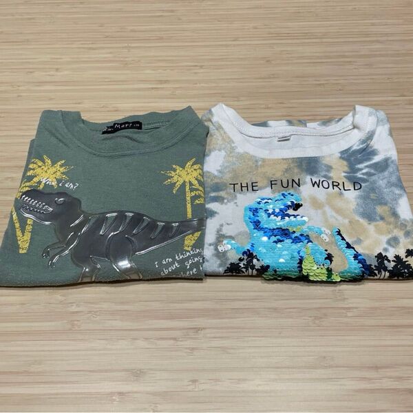 B.MartinなどTシャツ2枚セット 110cm 恐竜