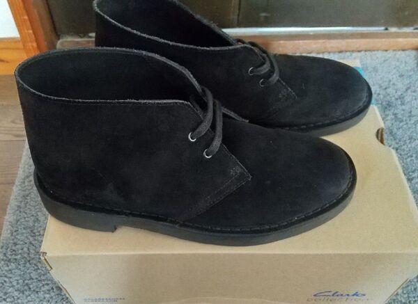 Clarks デザートブーツ スエード ブラック UK6