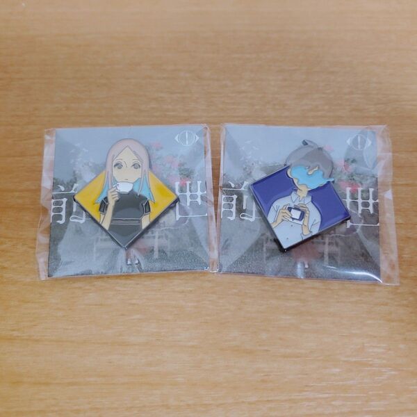 ヨルシカ 前世 ピンバッチ ピンバッジ エイミー エルマ グッズ