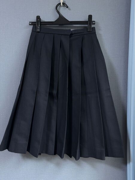 KANKO製 夏物 スクール スカート プリーツ 制服 学生服 ネイビー 女子