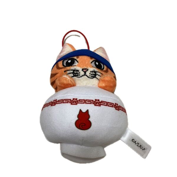 【未使用・プライズ品】ラーメン赤猫 店長 文蔵 マスコット