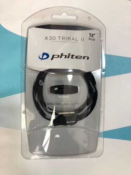 ファイテン X30 Tribal 2 チタンネックレス ブラック 新品未開封品
