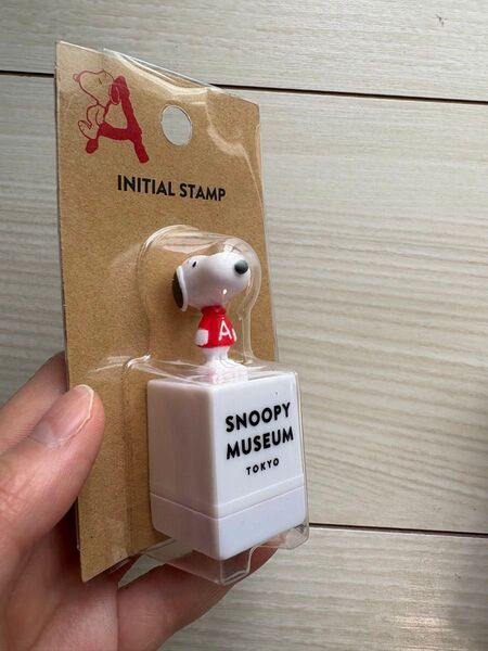 スヌーピーミュージアム イニシャルスタンプ(A) 新品未開封