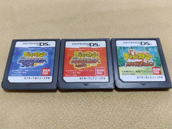 DSソフト デジモンストーリー 超クロスウォーズ ブルー レッド ロストエボリューション 3枚セット まとめ売り ソフトのみ