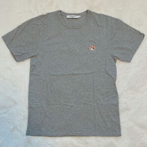 メゾンキツネフォックスヘッド パッチ クラシックTシャツ MAISON KITSUNE グレー MENS メンズ