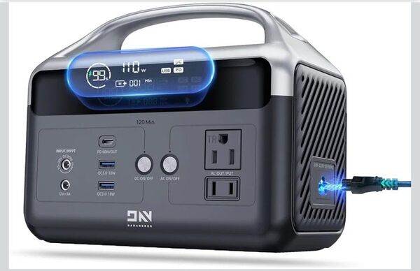 DARAN ポータブル電源 56000mAh 179.2Wh リン酸鉄 300W (サージ 600W) AC コンセント付き