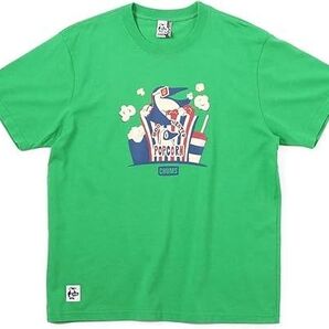 チャムス Booby Theater Tシャツ グリーン