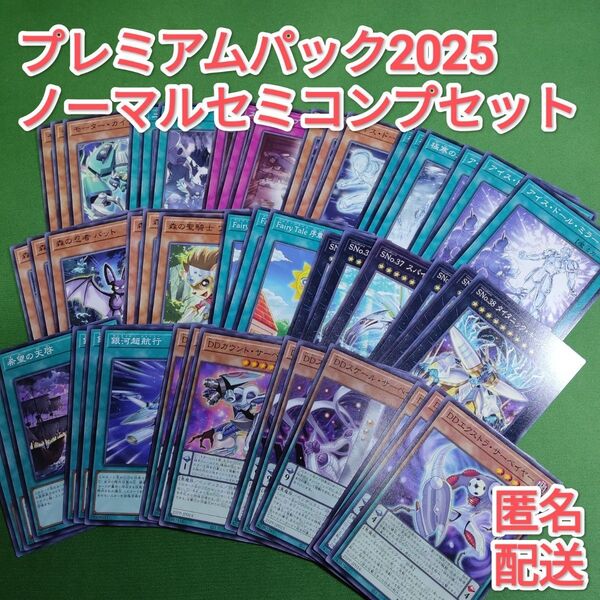 遊戯王 プレミアムパック2025 PREMIUM PACK2025 ノーマルセミコンプリートセット (マギストス除く)