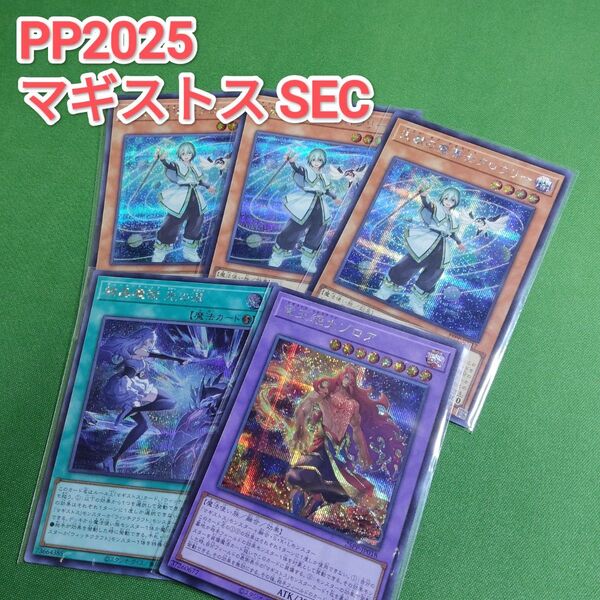 遊戯王 プレミアムパック2025 マギストス シークレットセット 天賦の魔導士クロウリー 竜王絶火ゾロア 結晶魔術 光の涙 シク