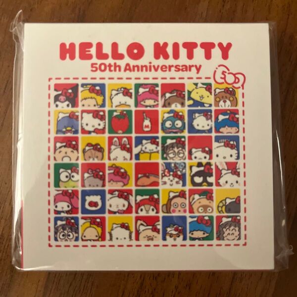 ハローキティ 50周年 メモ サンリオキャラクターズ ハローキティ サンリオ キティ 完売品 Hello!皆