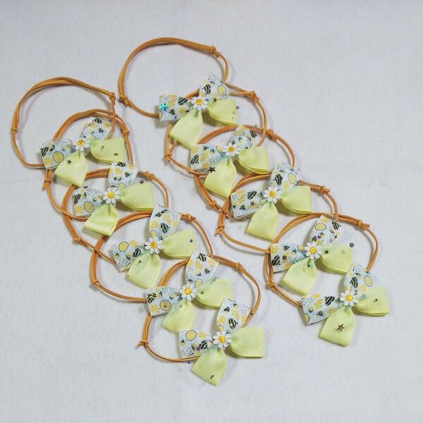 66.新品・未使用 ハンドメイド トリミングチョーカー 10本セット トリミングリボン 犬 猫