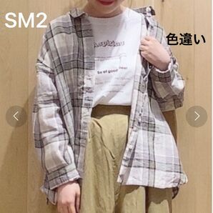 サマンサモスモス Samansa Mos2 リネンゆるシャツ 長袖