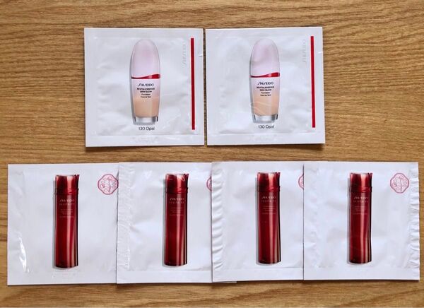 SHISEIDO エッセンススキングロウ ファンデーション 130 2包+オイデルミン エッセンスローション 2ml×4包 資生堂