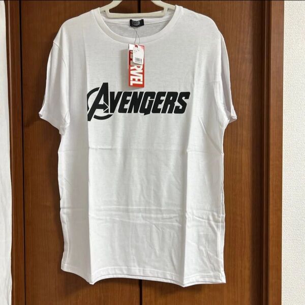 新品 MARVEL AvengersTシャツ アベンジャーズ Lサイズ ホワイト MARVEL アベンジャーズ Tシャツ 白