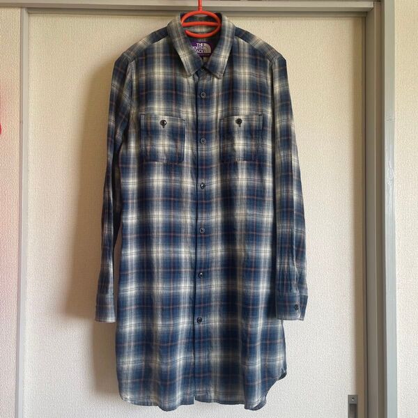 THE NORTH FACE PURPLE LABEL ノースフェイス パープルレーベル☆シャツワンピース S/nanamica