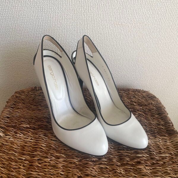 sergio rossi セルジオロッシ☆レザーパンプス 35/CHANEL/FENDI/Dior/MANOLO BLAHNIK