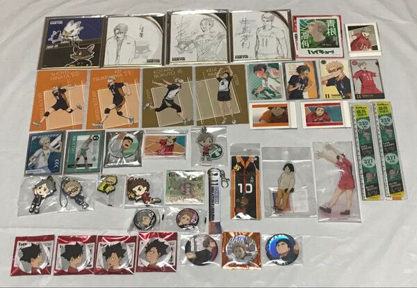ハイキュー ハイキュー!! 展 幼少期 日向 研磨 黒尾 色紙 缶バッジ