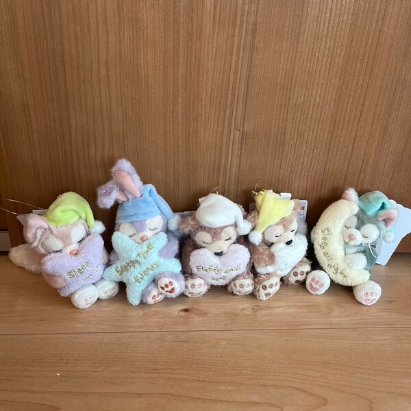 新品 東京ディズニーシー ダッフィー スウィートドリーム 5個 ぬいぐるみチャーム