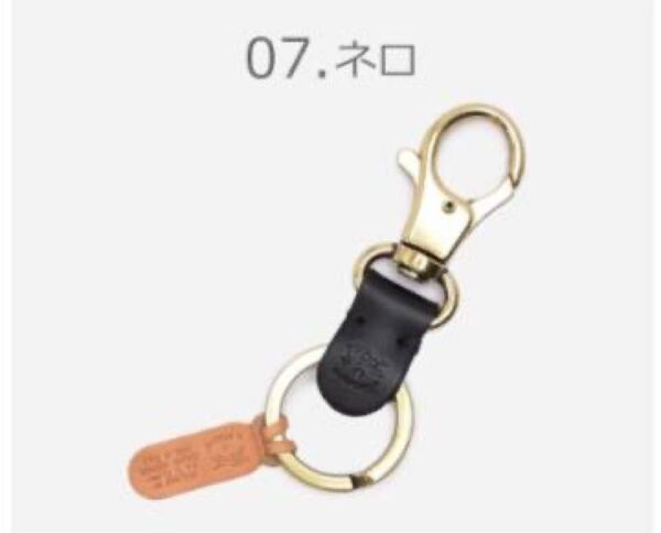 キーリング キーホルダー レザー カラビナイルビゾンテ