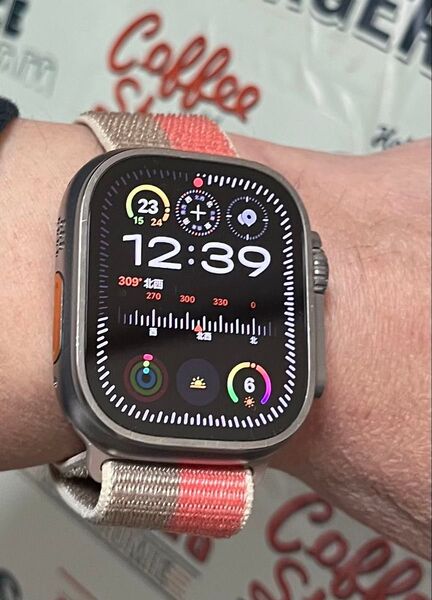 Apple Watch ultra49㎜ バッテリー残93% チタニウム GPSモデル Cellularモデル