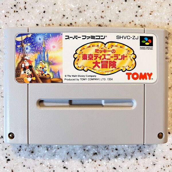 【端子清掃済】ミッキーの東京ディズニーランド大冒険 スーパーファミコン SFC ゲームソフト