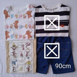 Tシャツ ユニクロ おさるのジョージ 90cm ベビー キッズ 半袖
