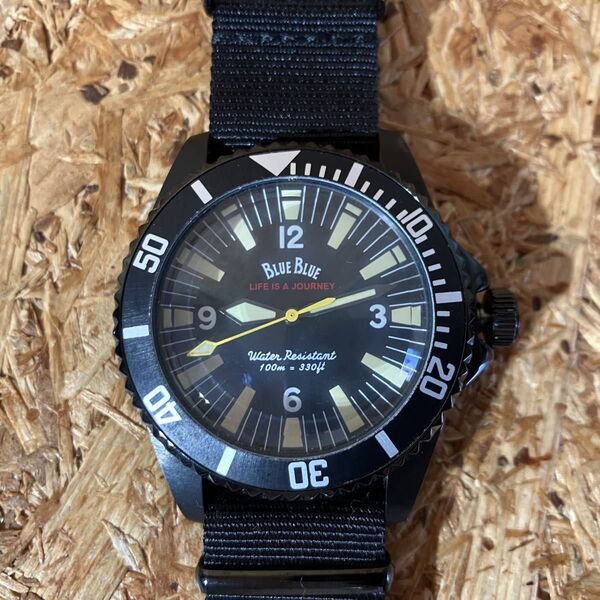 Blue Blue Automatic Diver 腕時計 ウォッチ 自動巻 オートマチック ダイバーズ HRM 聖林公司